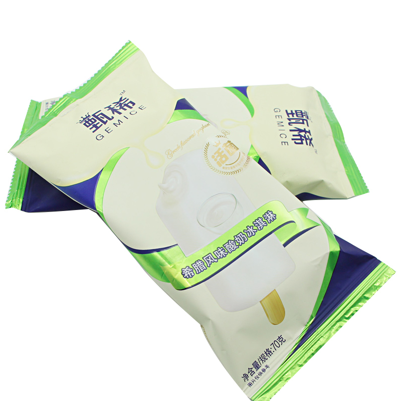 伊利 甄稀希腊风味酸奶口味雪糕冰淇淋 70g*6支/盒