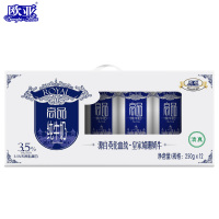 [日期新鲜]欧亚高品全脂纯牛奶250g*12盒礼盒装娟姗奶牛