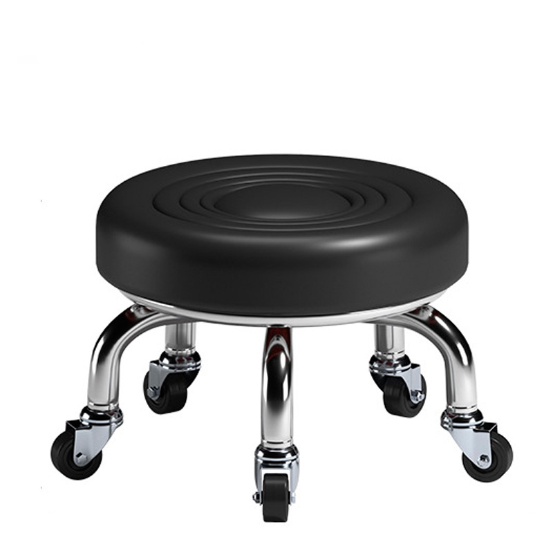 羽凡莱 带轮小凳子 水波矮款 个高清大图