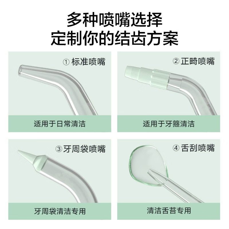 美的(Midea)MC-BL0102 冲牙器便携式 洗牙器水牙线洁牙器 电动洗牙神器 送礼推荐家用洁牙仪 (单位:个)