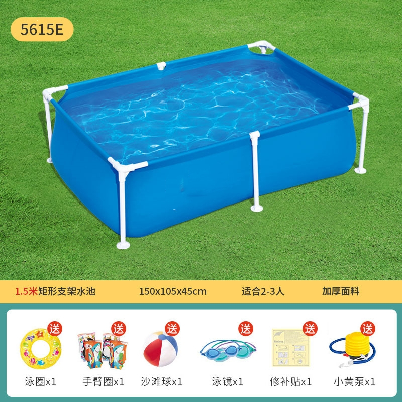 支架游泳池闪电客家用儿童宝宝泳池家庭可折叠鱼池户外水池小孩