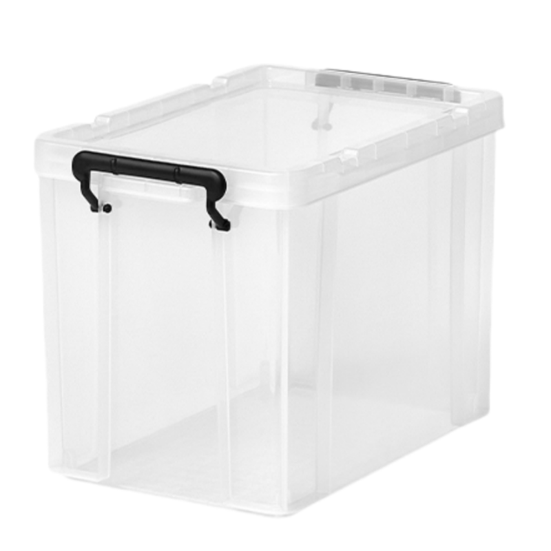 智叶舟塑料收纳盒中号44*30*32cm个高清大图