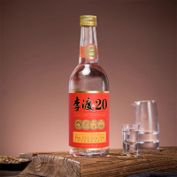 [李渡官方旗舰店]李渡20高粱酒 52度浓特兼香型白酒500ml 江西粮食酒光瓶酒 500ml*单瓶