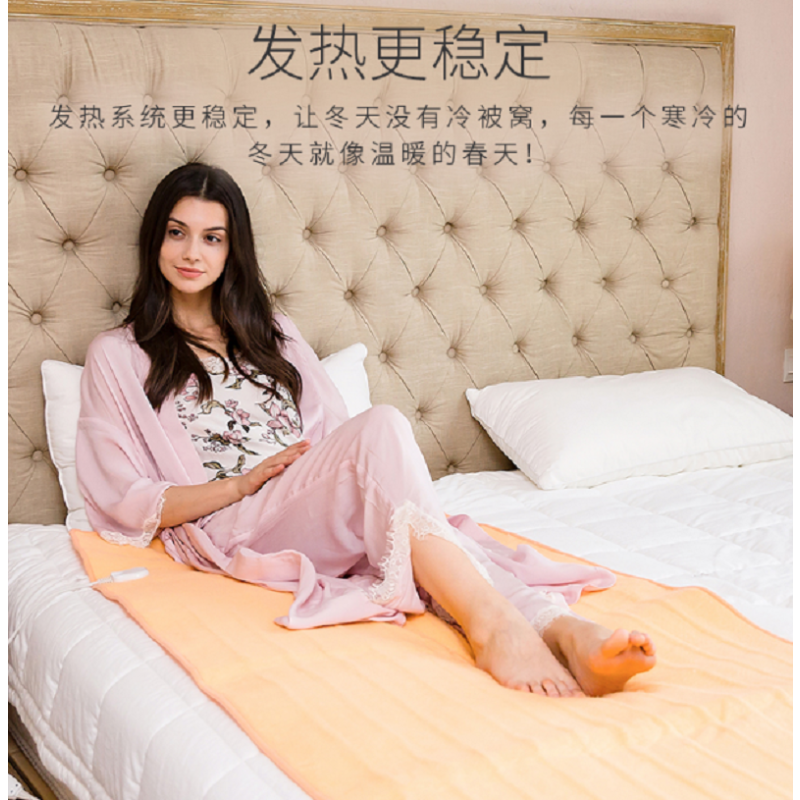 南极人NanJiren 电热毯 安全调温型电褥子除湿双人电毯子180*80cm