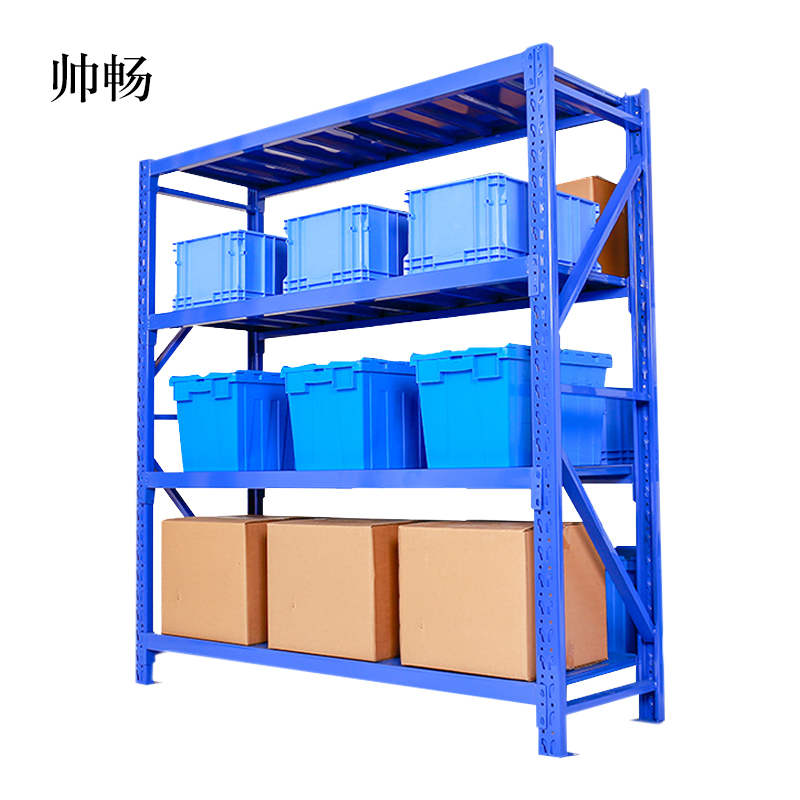 帅畅承重180kg货架置物架钢制货架长200宽60高200CM