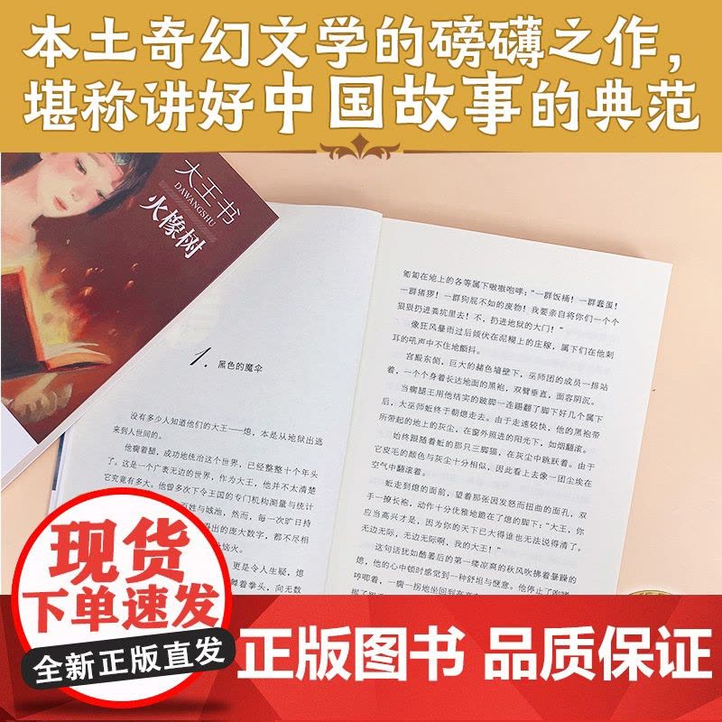 正版童书大王书全套5册第一二只魔袋黑门火橡树母石头6-10-12岁小学生课外阅读图画故事书儿童文学中小学生长篇幻想小说书图片