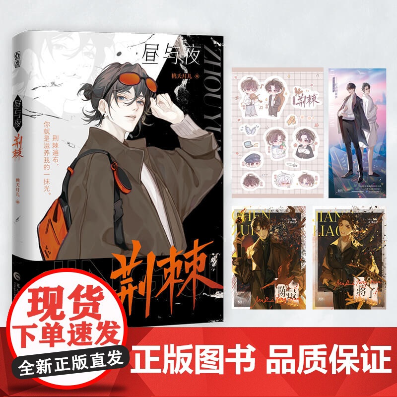 印特签 昼与夜荆棘 桃夭月儿编[赠Q版贴纸+书签+拍立得]双向救赎古言养成职场爆笑玄幻修仙现代校园 双男主青春文学高清大图