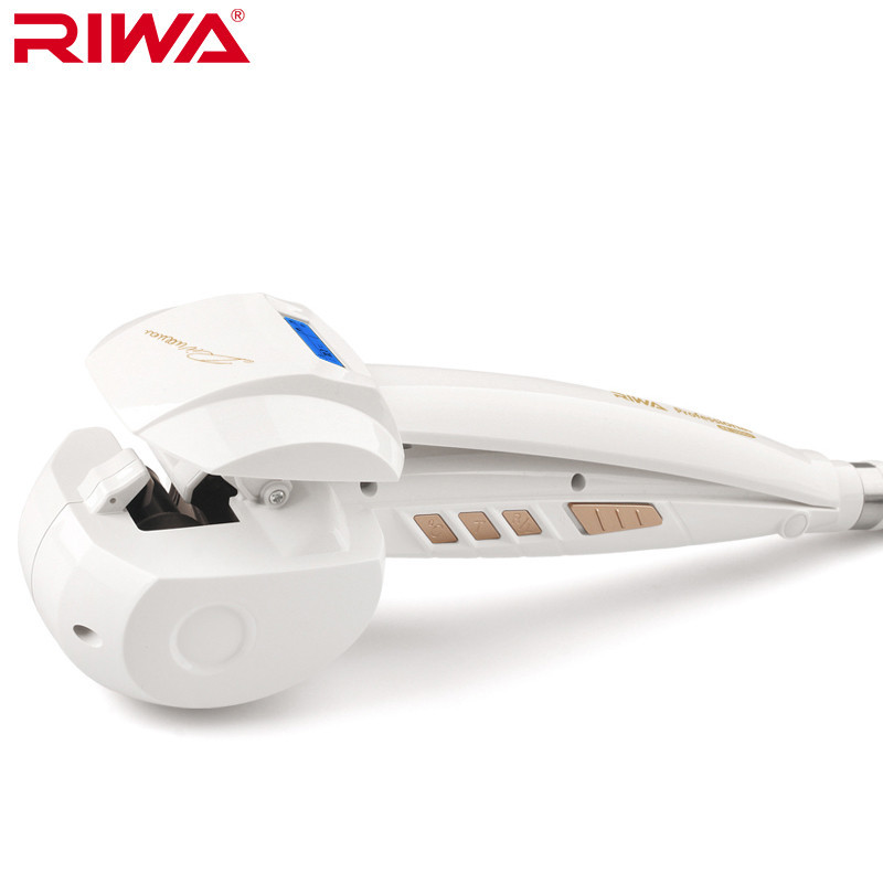 雷瓦(RIWA) RB-100GJ卷发器大卷电动烫发棒快速液晶屏温控自动卷卷发棒