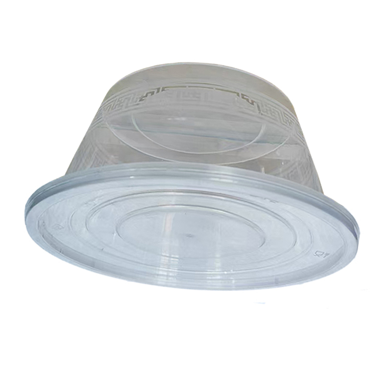 炯毅 一次性餐盒塑料快餐盒 带盖打包盒 一次性1250圆餐盒1250ml 200套/箱高清大图