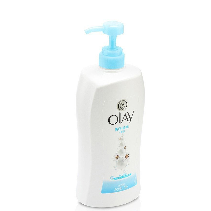 玉兰油(OLAY)美肌清爽沐浴露亮爽珍珠1000ML泡澡 控油平衡 清洁 保湿