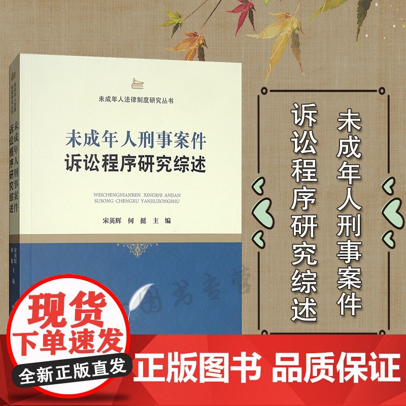 正版 未成年人刑事案件诉讼程序研究综述 宋英辉 何挺 编 中国检察出版社 9787510211362高清大图