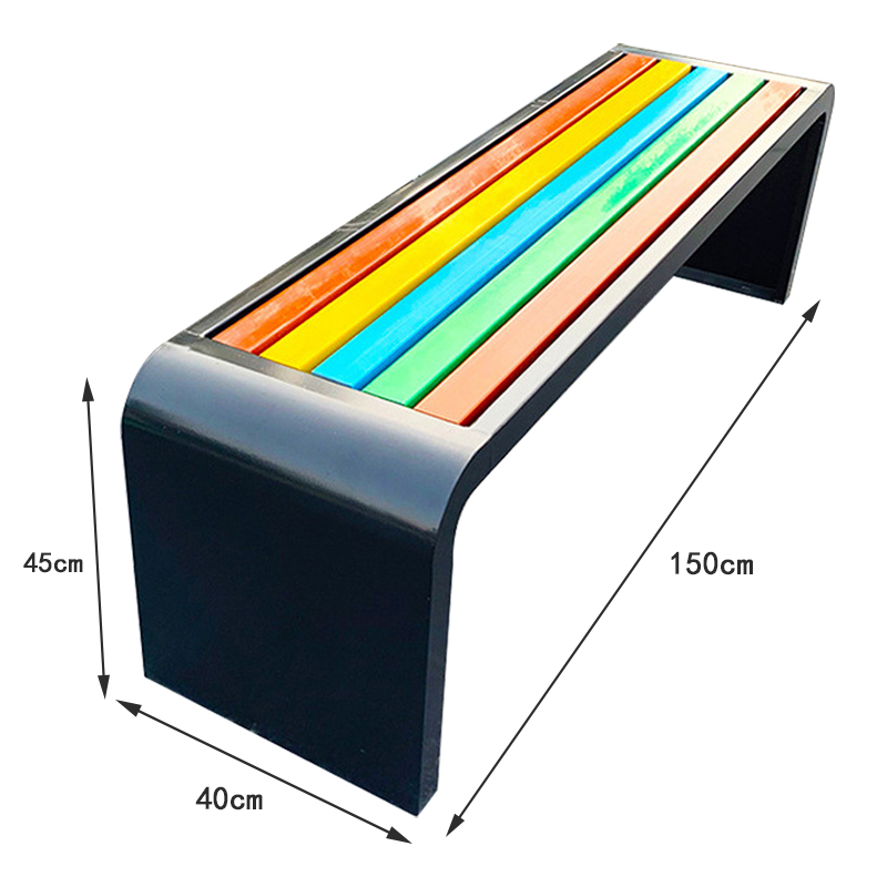 凌迪星长椅150*40*45cm张高清大图