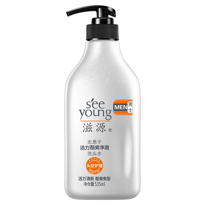 滋源 无患子活力酷爽净澈洗头水535ml(NM)