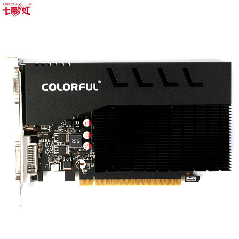 【精选】七彩虹(Colorful) GT710 冰暴鲨-1G D3独立1G显存 高清静音 显卡