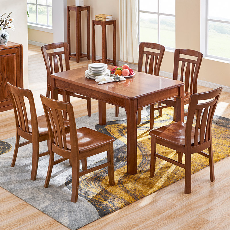 光明家具餐桌398-4183-130 光明家具 餐厅木质 现代中式全实木水曲柳