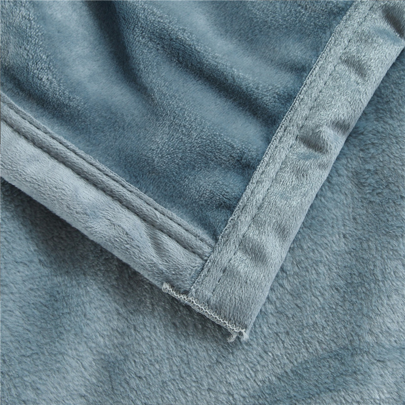 纯色毛毯 280g/㎡毛毯 空调毯150*200cm
