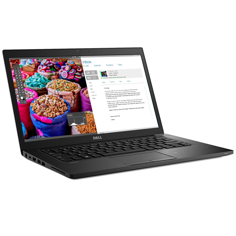 戴尔(DELL)Latitude 7490 14英寸商务笔记本电脑(i5-8350U 8G 256G固态 集显 3年)