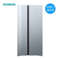 西门子(SIEMENS) 502升 家用冰箱双开门嵌入式超薄风冷无霜玻璃门对开门 KA50SE43TI