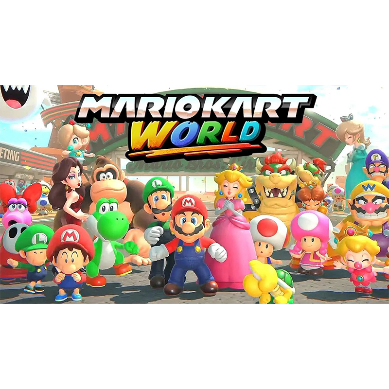 任天堂(Nintendo)Switch2游戏软件 海外版 NS2游戏卡带 马里奥赛车世界 中文字幕(仅支持NS2主机)高清大图