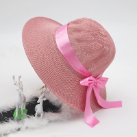 shanchao可水洗折叠帽子夏女士韩版遮阳帽太阳帽大檐沙滩凉帽盆针织帽