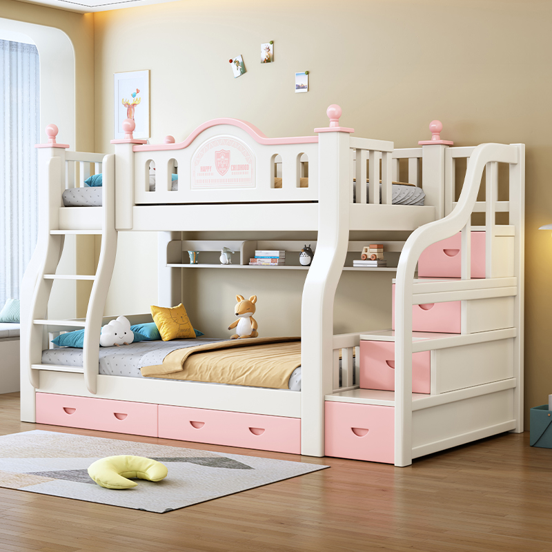 上下床双层床高低床成人床大人床成年床多功能母子床上下铺木床双人床