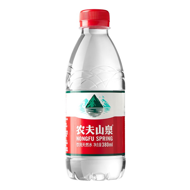 农夫山泉天然水纸箱380ml*24