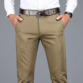 金盾(KIN DON)男士西裤春夏季款休闲裤男直筒宽松中年男裤男装商务正装大码裤子98%棉 金盾休闲裤2028【卡其色】 33(2尺6)