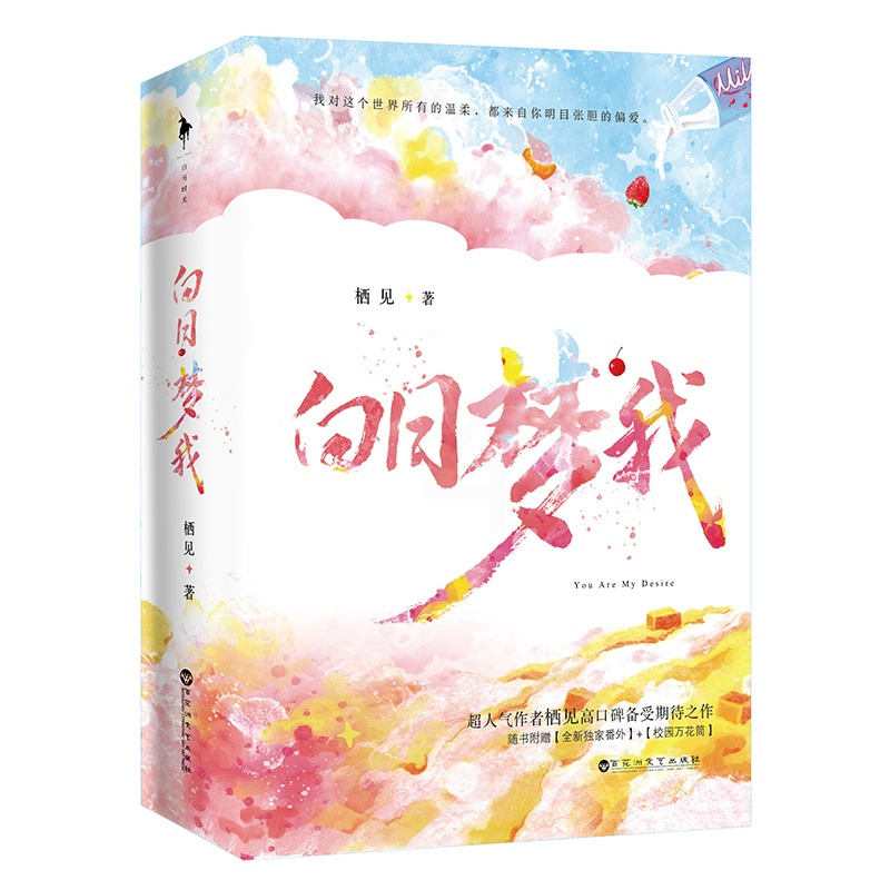 正版 白日梦我 栖见+偷偷藏不住 竹已(共2套4册) 晋江文学城 青春文学校园言情小说 新增番外 含校园万花筒书签明信片