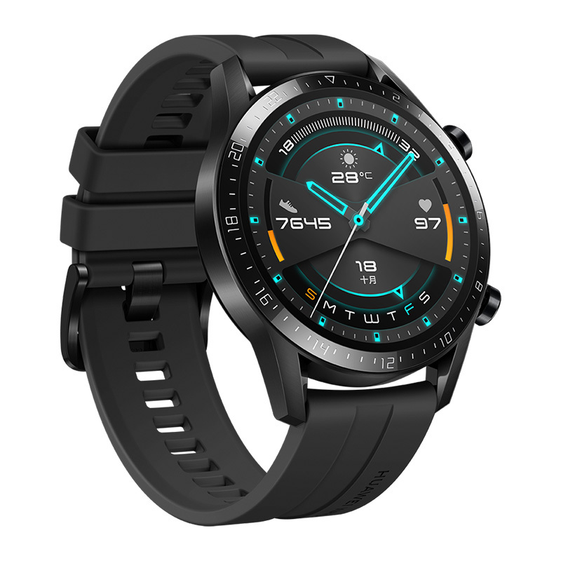 华为手表WATCH-GT2(46mm)运动版曜石黑