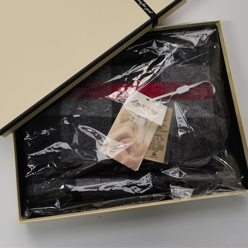 三人居100%纯羊毛围巾SRJWJ902高清大图