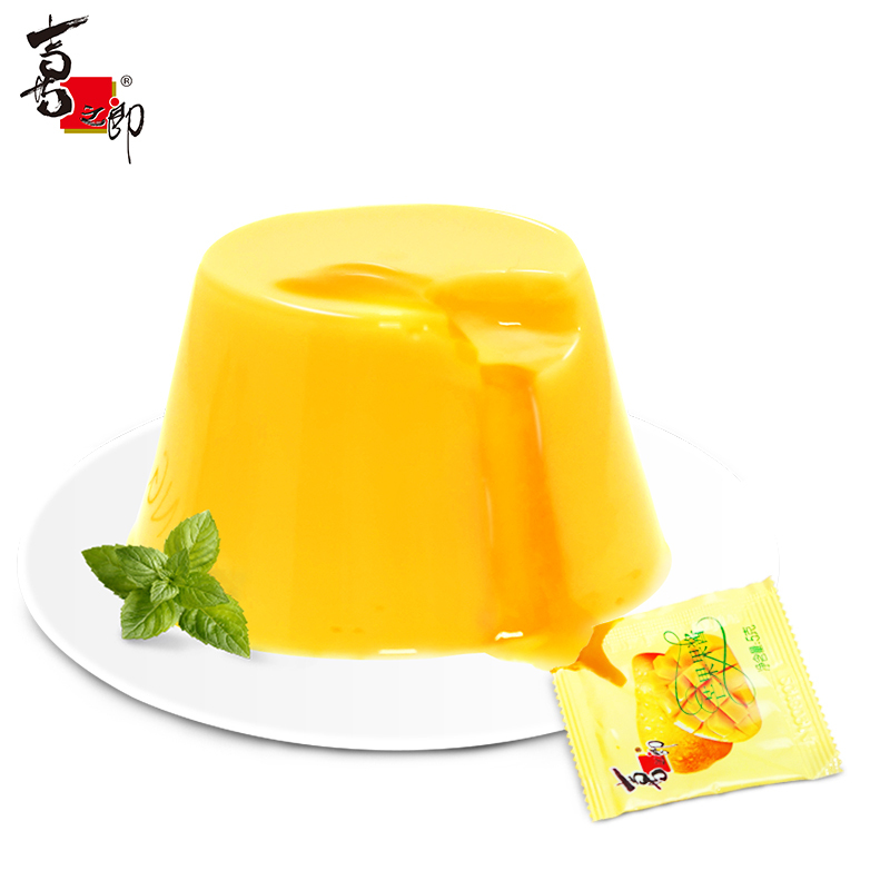 【喜之郎旗舰店】布甸果冻布丁 办公室休闲零食 120克*6杯分享装 芒果味