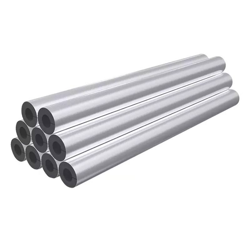 开口自粘橡塑保温棉 水管防冻 室外管道太阳能保温管套 内径219mm*壁厚20mm 长100cm高清大图
