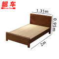 韶车床2*1*0.95m海棠色张 单人床2*1.35*0.95m胡桃色 套