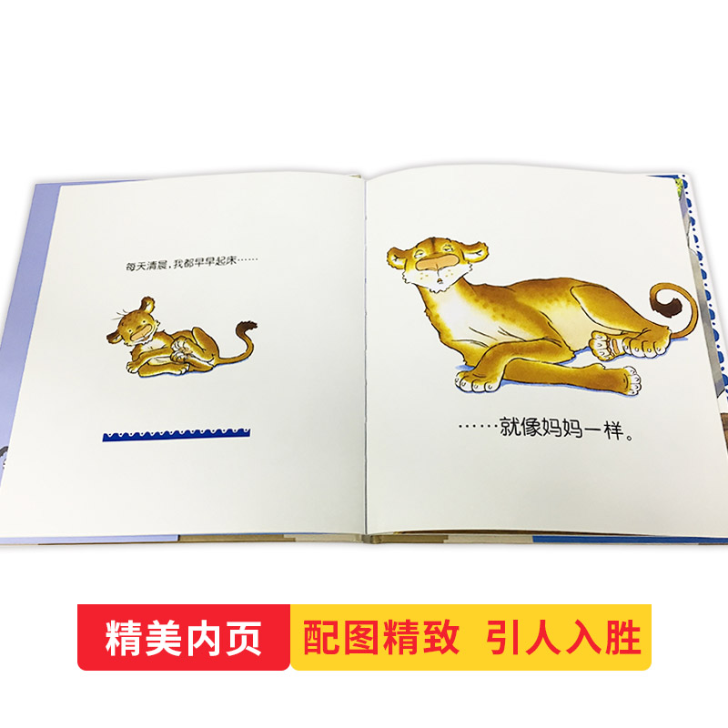 像妈妈一样 精装 [正版]像妈妈一样硬壳精装图画书海豚绘本花园适合2岁以上亲子课外阅读书籍童书高清大图