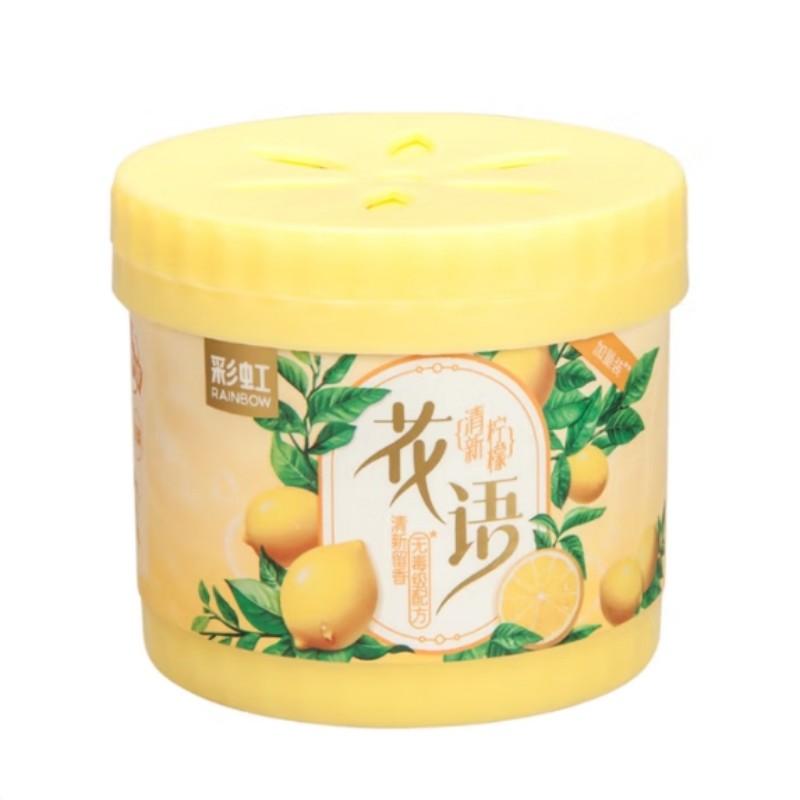 彩虹(RAINBOW) 固体清香剂-清新柠檬(5盒装)R6301N-5