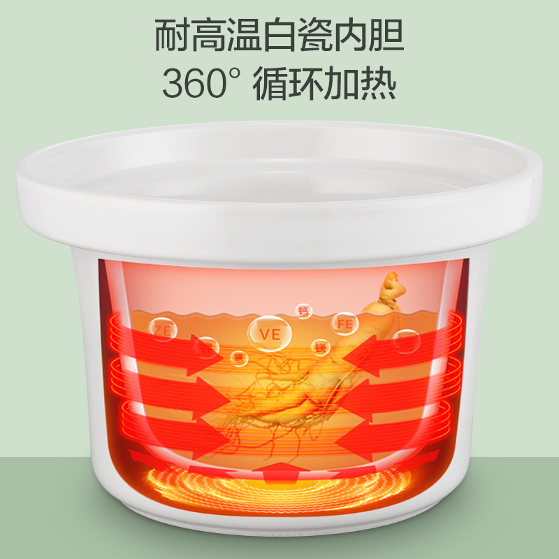 荣事达(Royalstar)RDG-S15G微电脑电炖煲煲汤锅炖汤锅 煮粥锅 燕窝炖盅 微电脑控制