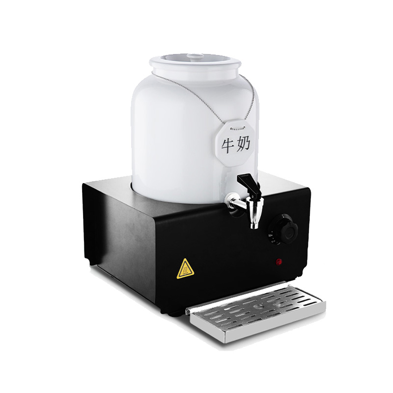 龙之腾助餐牛奶鼎玻璃罐电加热咖啡鼎酒店保温豆浆牛奶桶饮料机果汁鼎高清大图