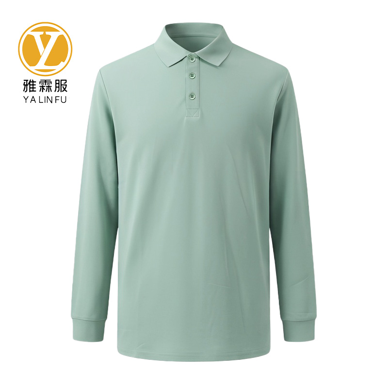 雅霖服 多色长袖POLO衫YLF-2606 件