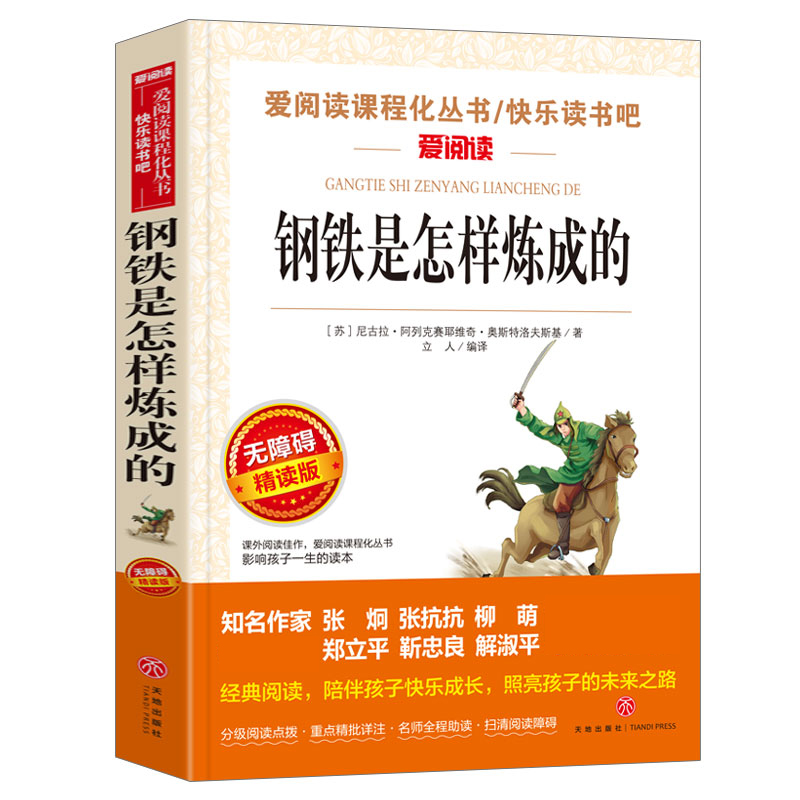 苦儿流浪记 [正版]钢铁是怎样炼成的青少年成长励志小说儿童文学世界名著必读三四五六七八年级初中小学生课外阅读书籍繁星春水高清大图