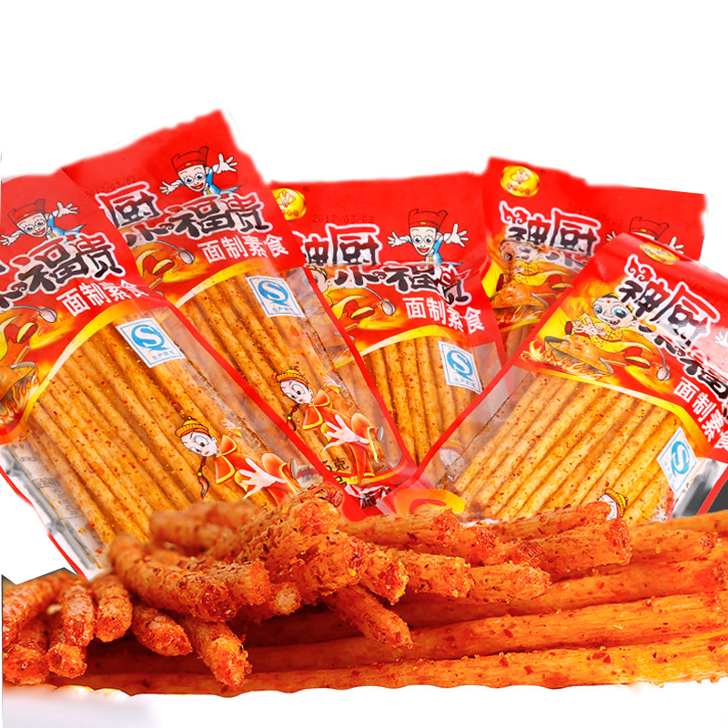 包邮神厨小福贵辣条重庆四川特产怀旧辣条零食小吃麻辣素食品24g袋20