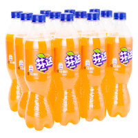 芬达 橙味汽水 500ml*12瓶 整箱 可口可乐出品(新老包装随机发货)