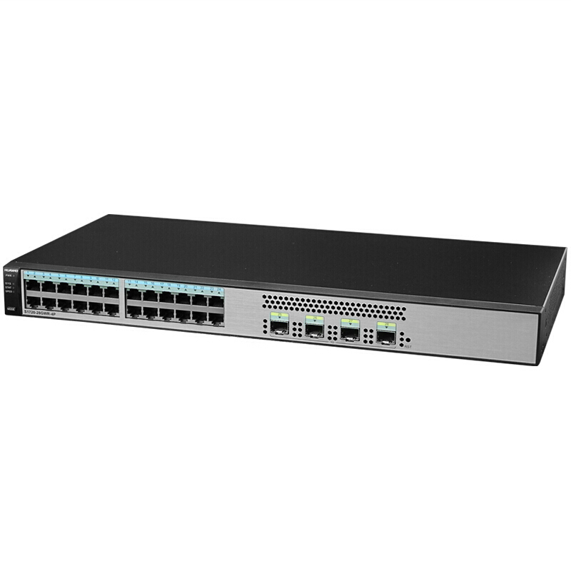 华为(HUAWEI)S1720-28GWR-4P交换机(24个以太网端口,4个千兆SFP,交流供电)