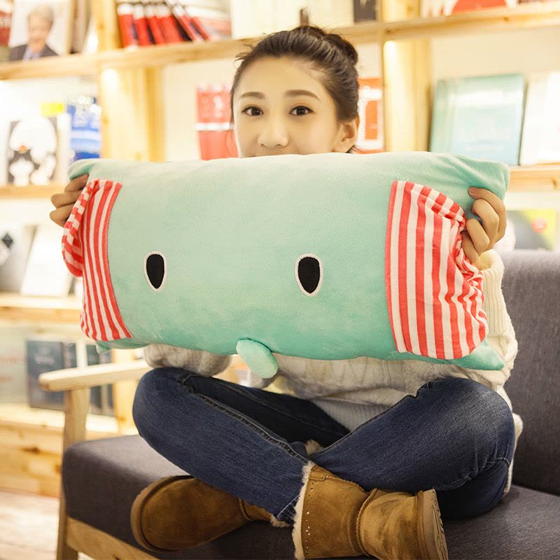 美帮汇学生睡觉抱枕靠枕床头靠垫大靠背公主情侣双人枕头大号可拆洗图片
