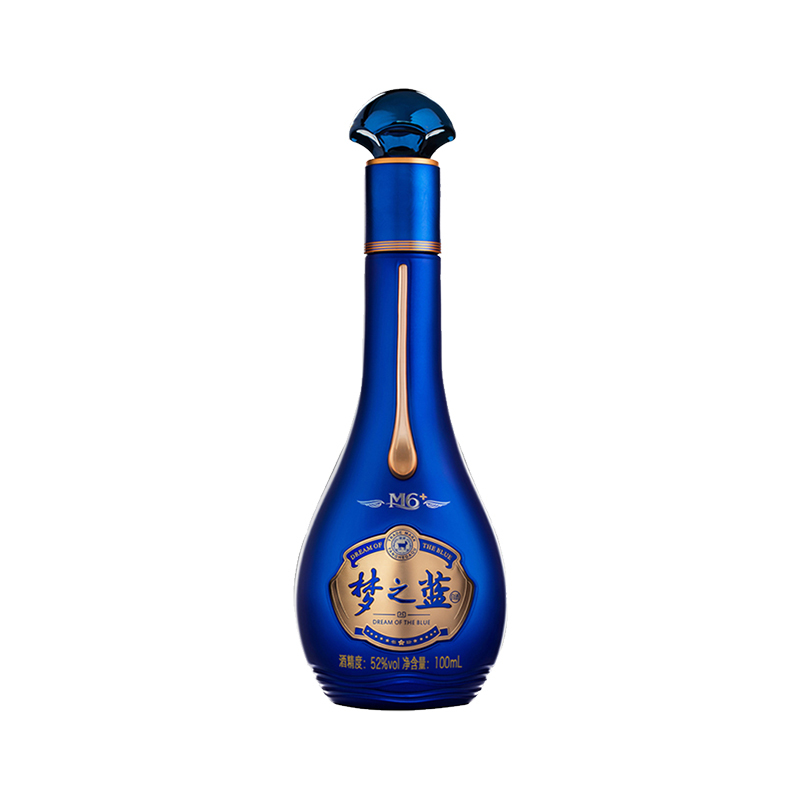 洋河 52度 梦之蓝 梦6+ 100ml 浓香型小酒