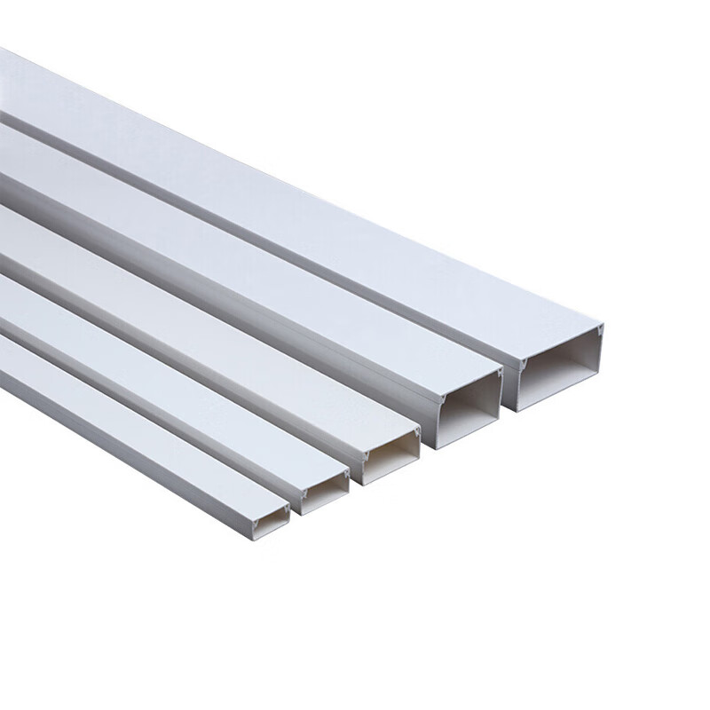 加厚PVC走线槽网线电线地线槽无背胶60*40mm 2米一根