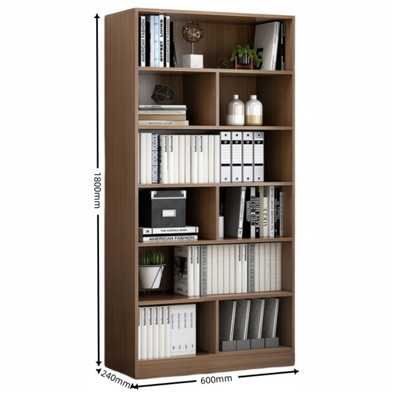 攸形书柜600*240*1800mm台高清大图