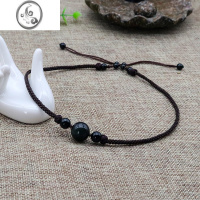 JiMi装饰品女生项链夏季红玛瑙锁骨链女短款百搭颈链吊坠遮疤J 黑玛瑙