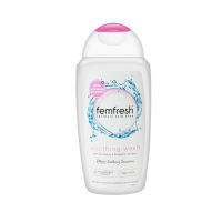 保税发 英国芳芯(femfresh)女性私处洗液250ml/瓶装 蔓越莓香型女性私处护理液 温和清洁滋润保湿