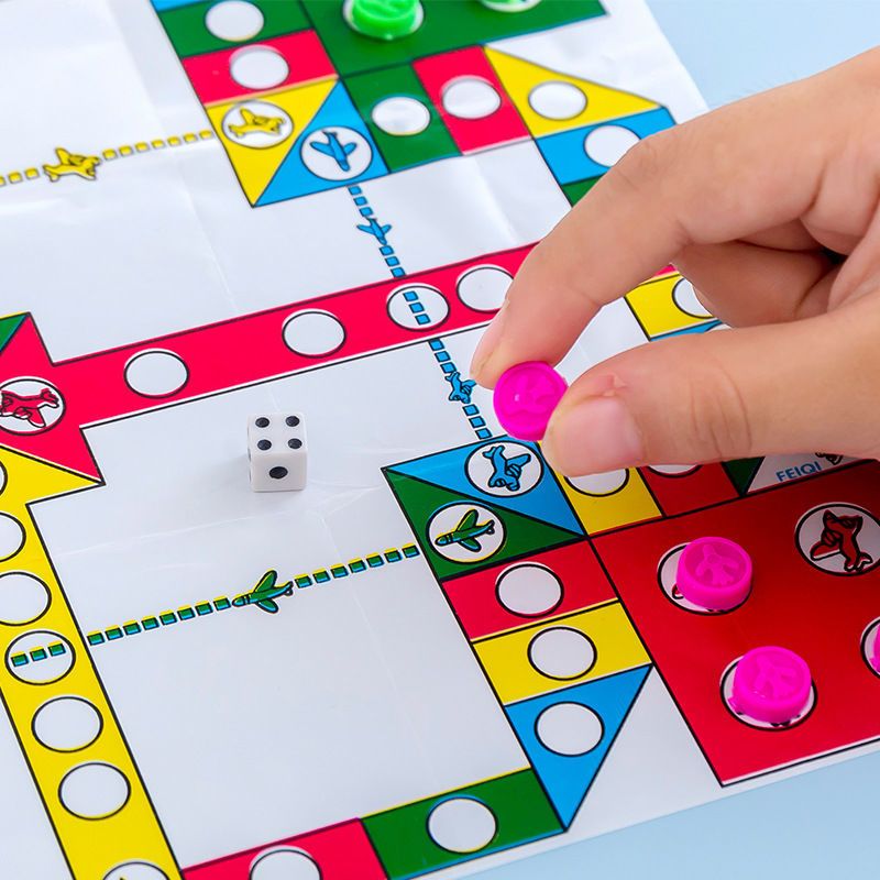 知鹿飞行棋迷你飞行棋亲子互动儿童棋盘类益智玩具幼儿园奖品活动赠品