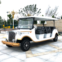 电动成人座铁壳观光景区四轮车复古旅游售楼看房车接待老爷巡逻车 60V 发货定金